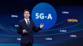 Yang Chaobin, Huawei ICT BG CEO, speaking at MWC Barcelona 2026
